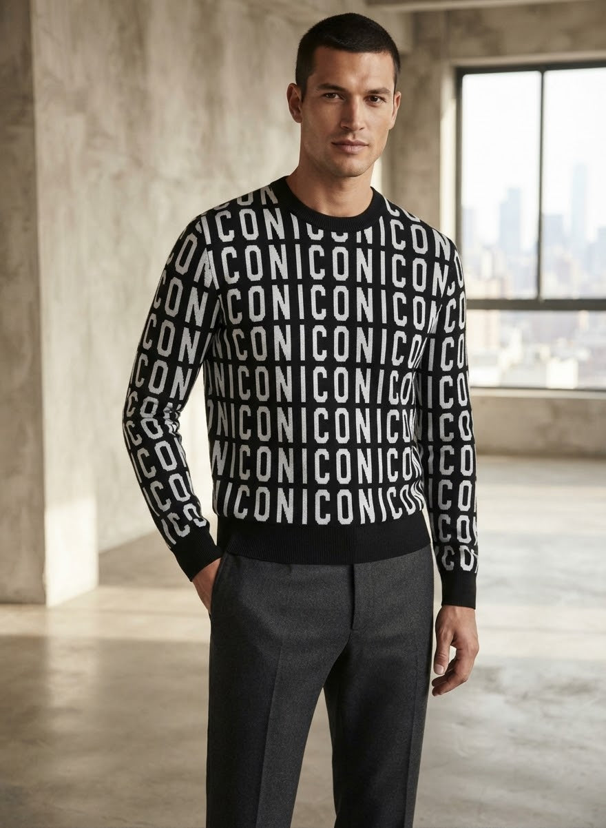 Maglioncino ICON multi logo