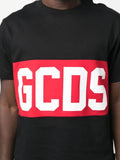 T-shirt GCDS CON BANDA LOGATA