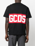 T-shirt GCDS CON BANDA LOGATA