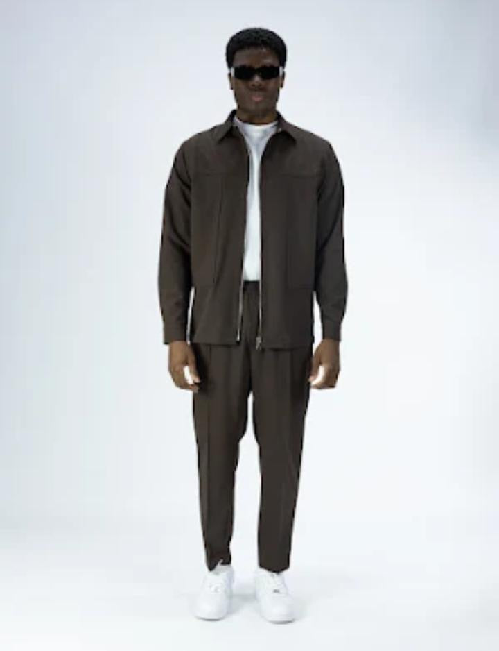 Coordinato SOLDIER con zip moro