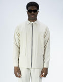 Coordinato SOLDIER con zip crema