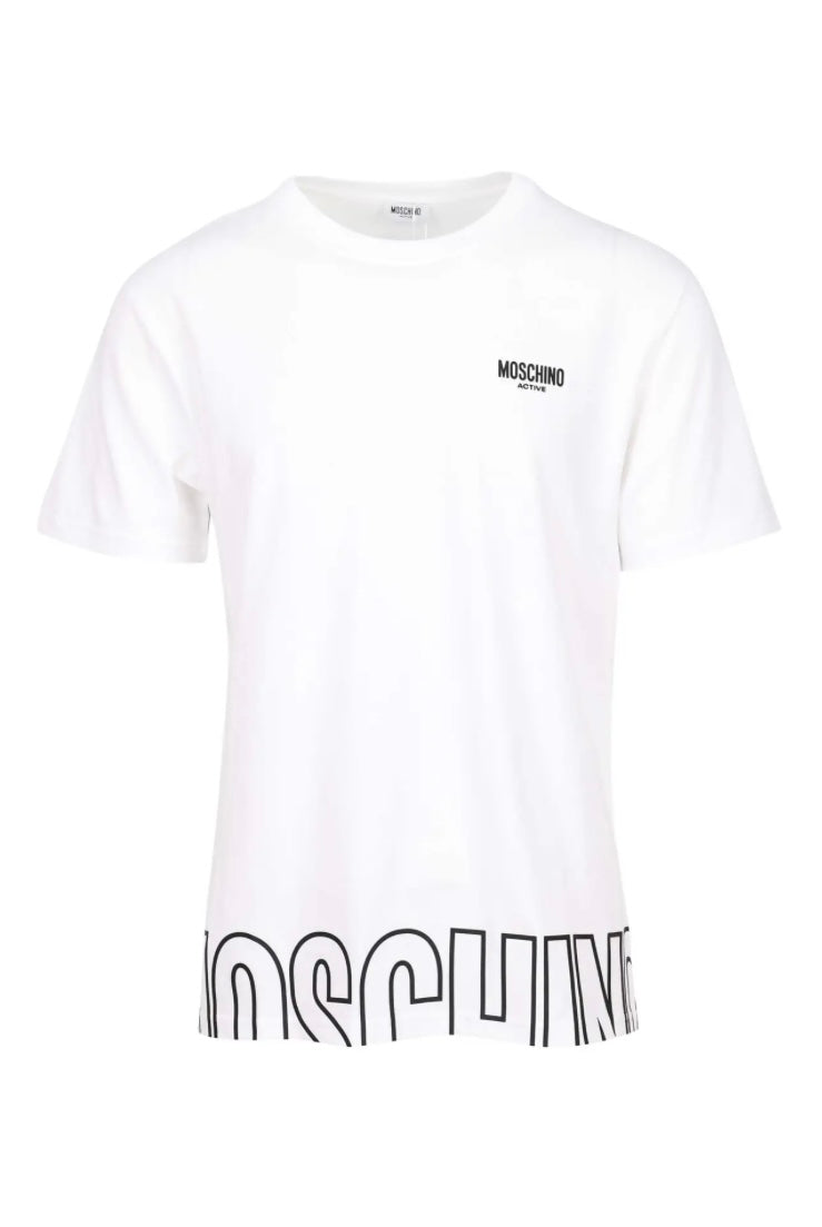 T- shirt MOSCHINO maxi logo white