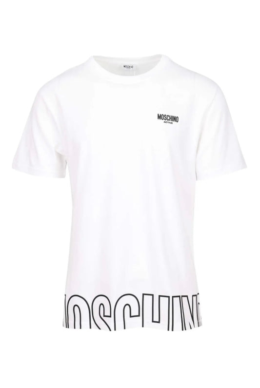 T- shirt MOSCHINO maxi logo white