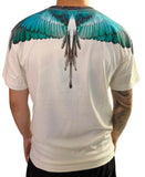 T-shirt BURLON ali sfumate azzurre e verde