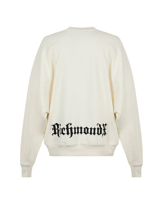 Felpa RICHMOND LOGATA avanti e retro vari colori
