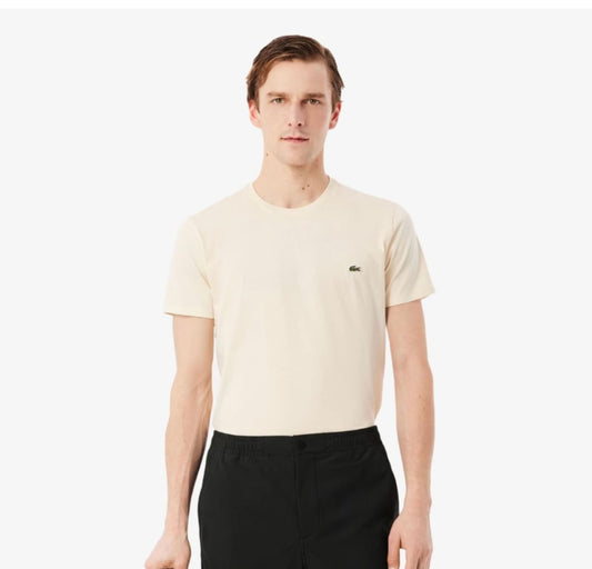 T-shirt Lacoste crema