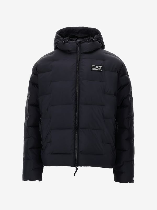 Giubbotto ARMANI NERO con logo lato cuore