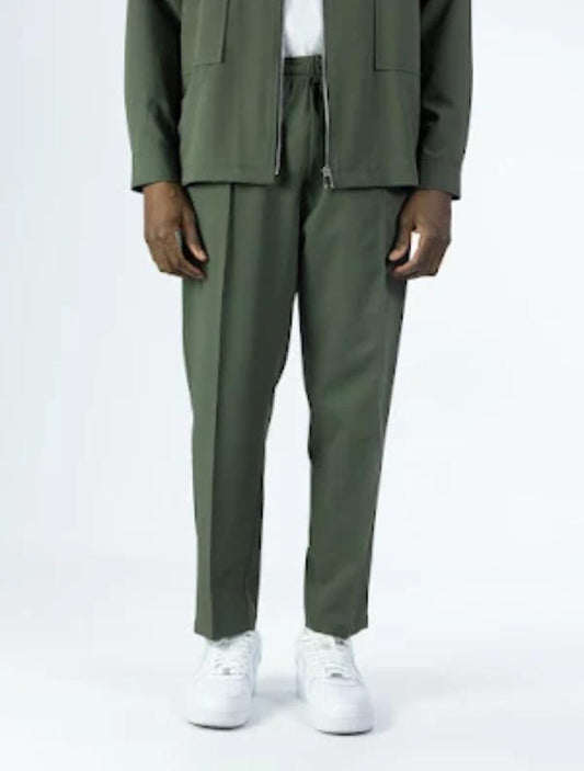 Coordinato SOLDIER con zip verde militare