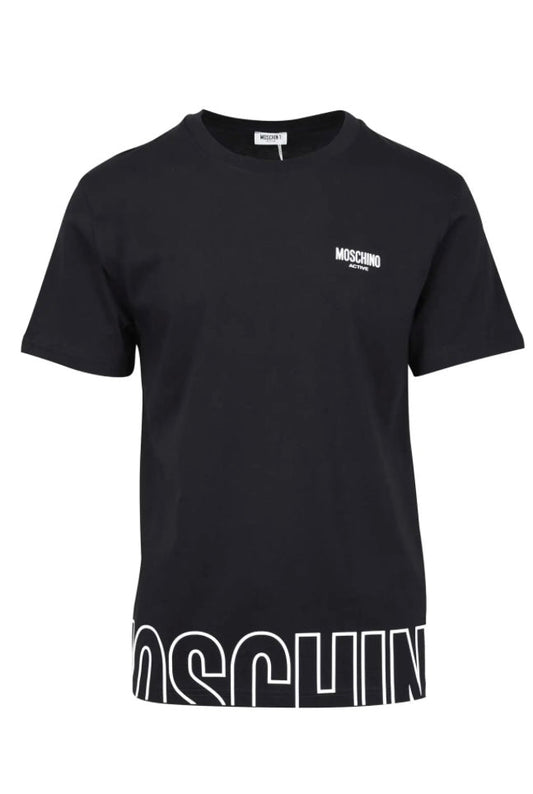 T-shirt MOSCHINO maxi logo black