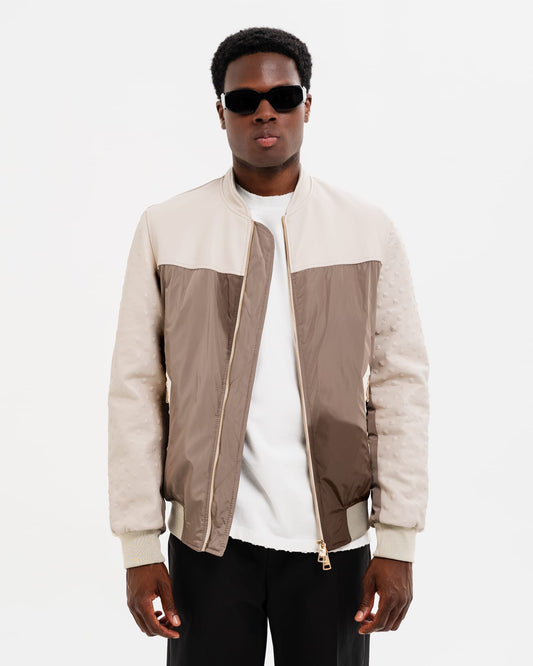 Giubbotto SOLDIER pelle e nylon