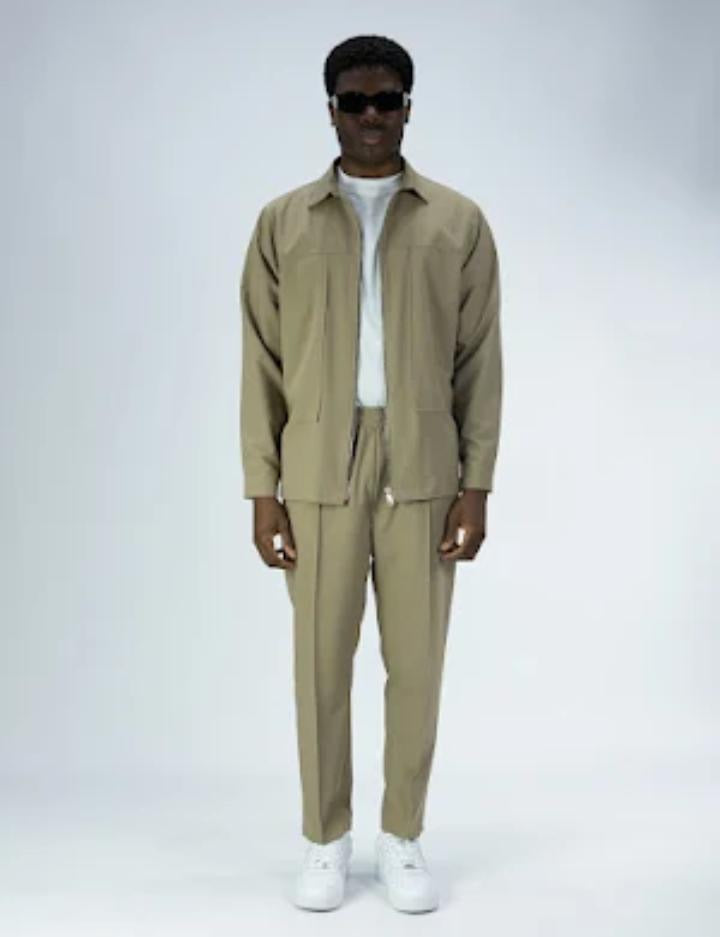 Coordinato SOLDIER con zip sabbia