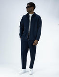 Coordinato SOLDIER con zip blue