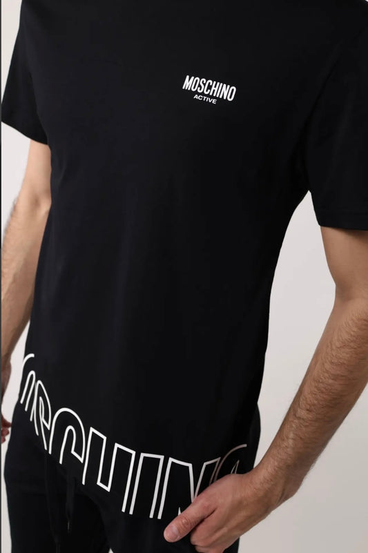 T-shirt MOSCHINO maxi logo black