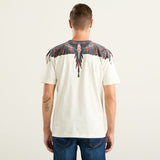 T-shirt BURLON con ali multi logo versione bianca e nera