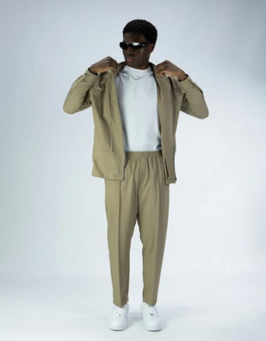 Coordinato SOLDIER con zip sabbia