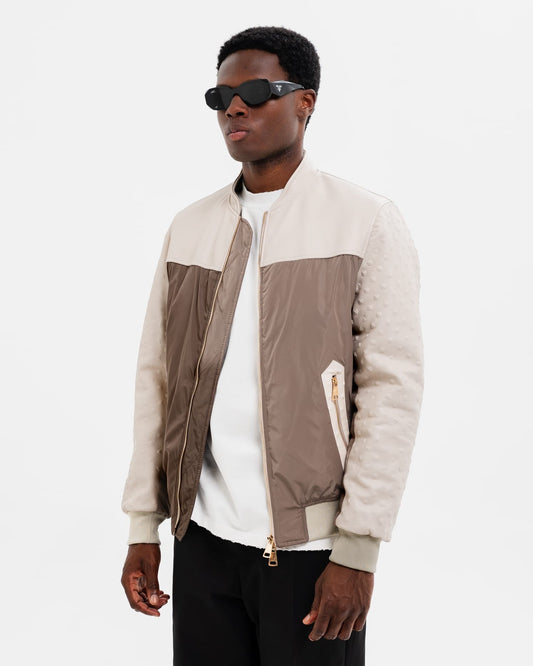 Giubbotto SOLDIER pelle e nylon