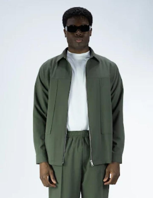Coordinato SOLDIER con zip verde militare