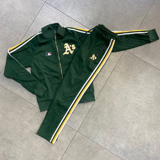 Tuta completa `47 con zip verde