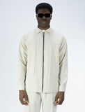 Coordinato SOLDIER con zip crema