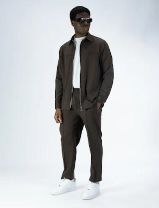Coordinato SOLDIER con zip moro