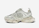 SCARPE ADIDAS XLG RUNNER DELUXE CREMA EFFETTO SPORCO CON SPUGNA