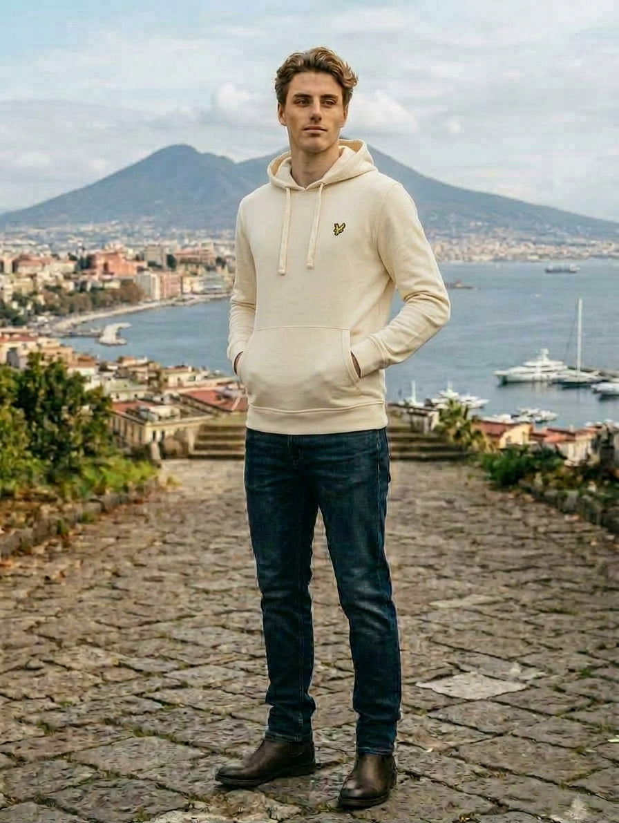 Felpa LYLE & SCOTT felpata con cappuccio