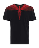 T-shirt BURLON ali sfumate rosse