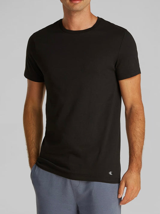 T-shirt CALVIN KLEIN basic mini logo in ricamo