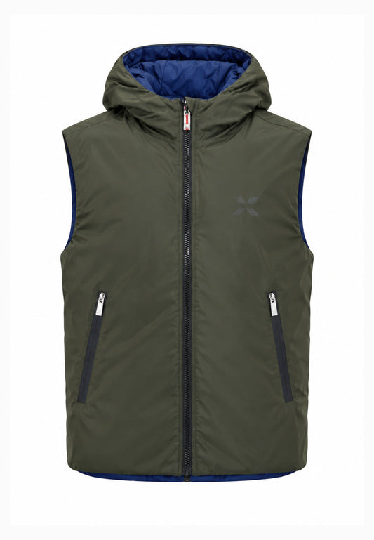 Smanicato RICHMOND DOUBLE FACE verde e blu