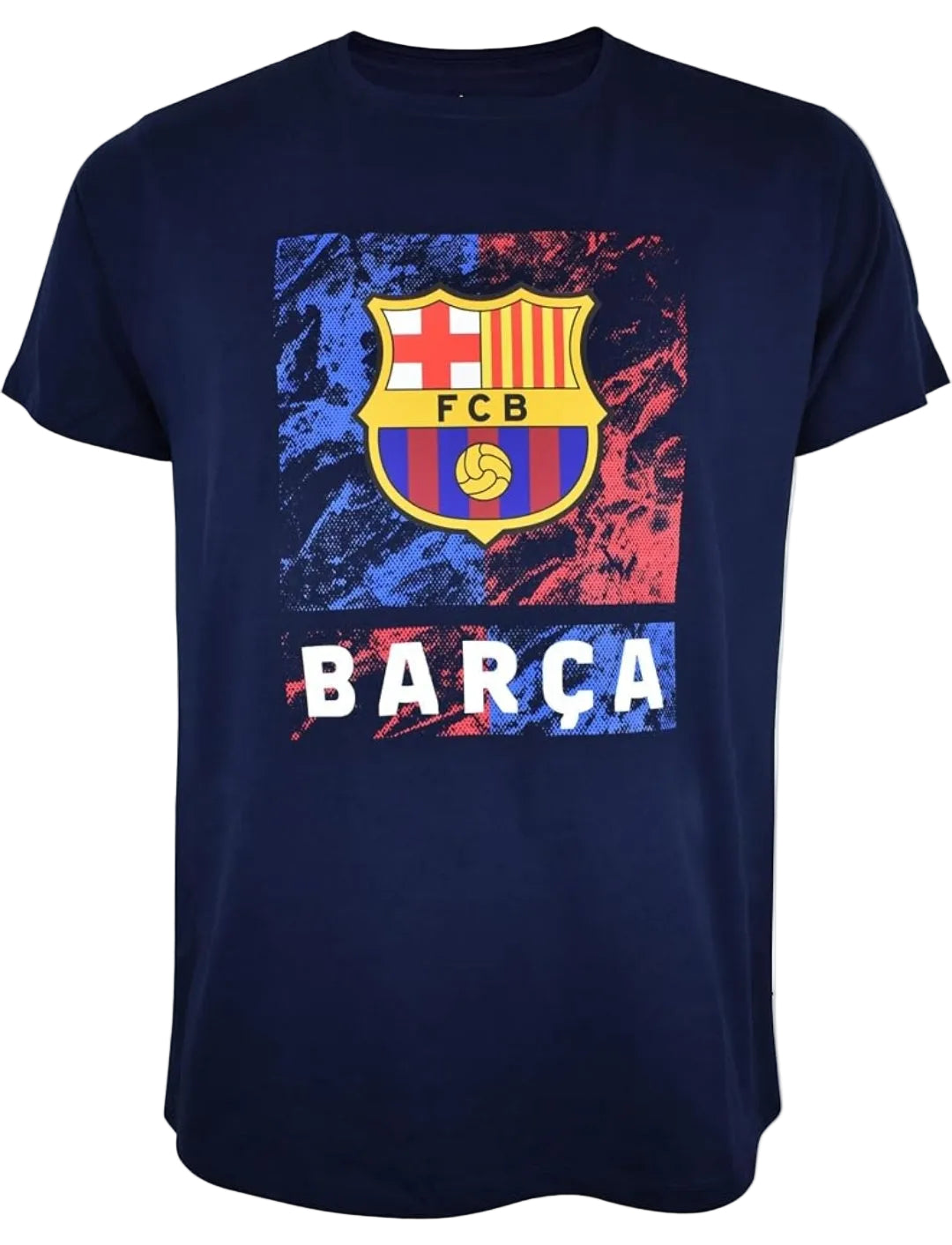 T-shirt BARCA MARBLE NAVY