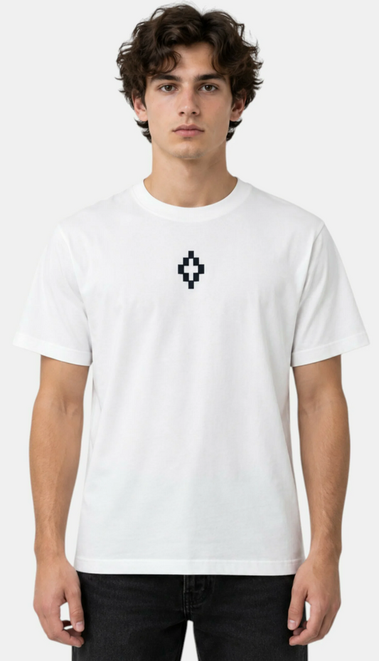 T-shirt BURLON stampa retro sfumatura nero e verde