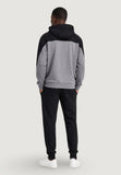 Tuta completa ARMANI con cappuccio grigia nera