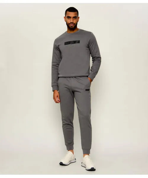 Tuta completa ARMANI grigio con logo gommato