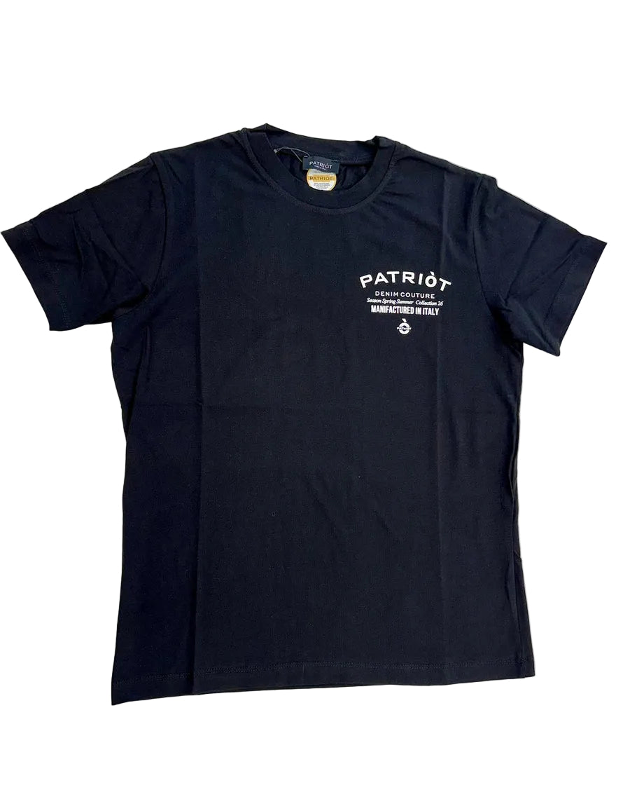 Completo PATRIOT black logo avanti e indietro