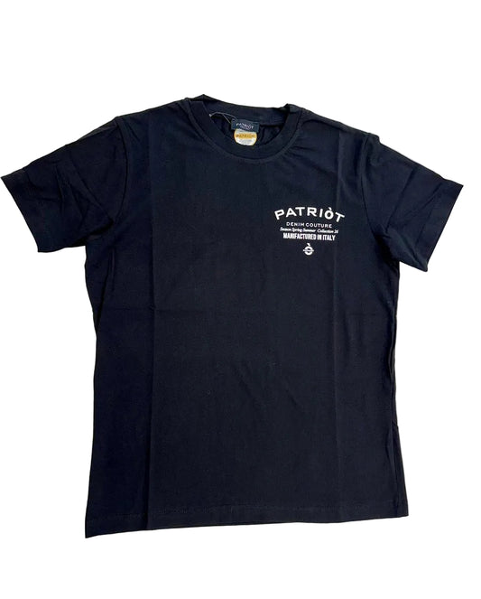 Completo PATRIOT black logo avanti e indietro