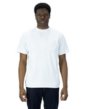 T-shirt SOLDIER bianca logo a rilievo