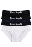 Slip tripack PALM ANGELS black White e navy