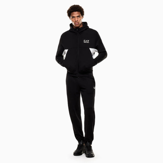Tuta ARMANI black logo a rilievo