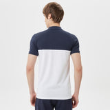 Polo LACOSTE blu e bianca