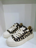 Scarpe BRIAN MILLS gommato beige e testa di moro