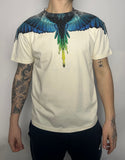T-shirt MARCELO BURLON acquila blu