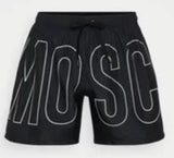Costume MOSCHINO black logo bianco