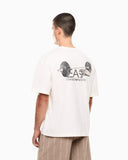 T-shirt ARMANI stampa retro e logo avanti