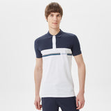 Polo LACOSTE blu e bianca