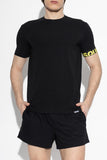 T-shirt DSQUARED2 fascia logata gialla