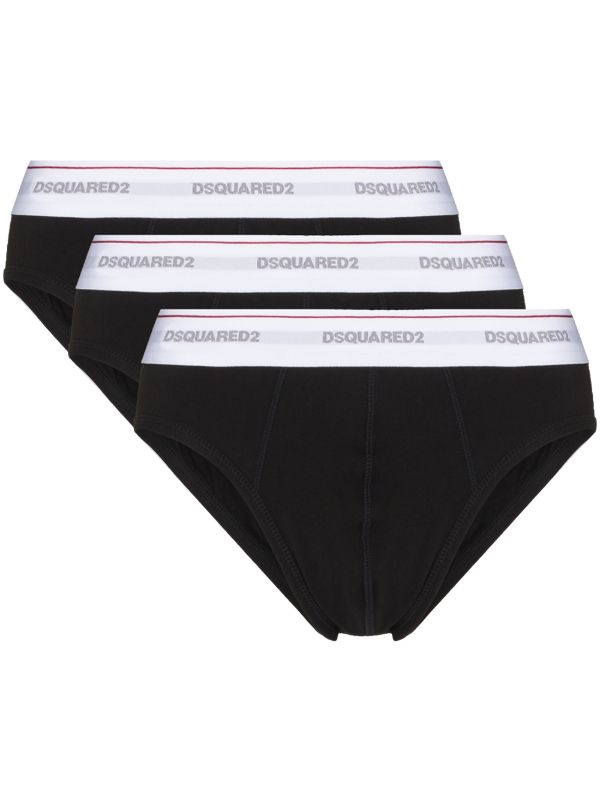 Tripack DISQUARED2 slip black