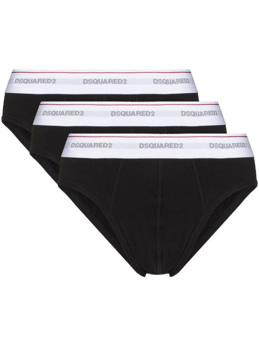 Tripack DISQUARED2 slip black