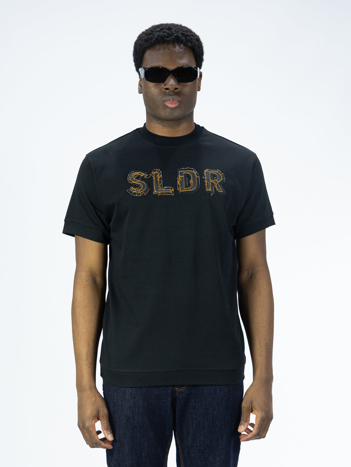 T-shirt SOLDIER ricamo jeans
