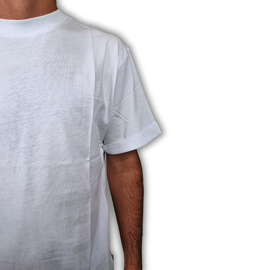 T-shirt SOLDIER BIANCA BASIC RISVOLTO