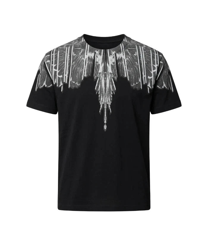 T-shirt MARCELO BURLON stampa acquila avanti e retro